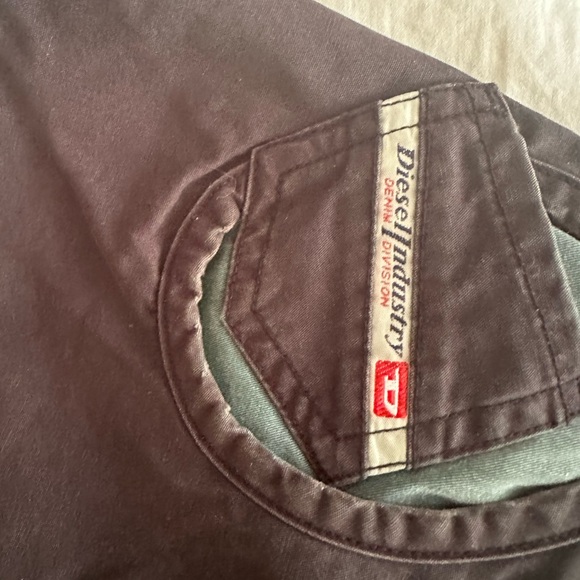 Vintage Diesel Denim Mini Skirt in Black, Size 28, Unique Design - Picture 3 of 8